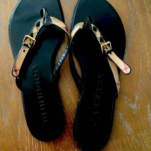 Burberry slides as is.